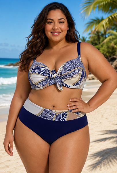 Picture of CURVY GIRL BIKINI TUMMY CONTROL HIGH WAISTED